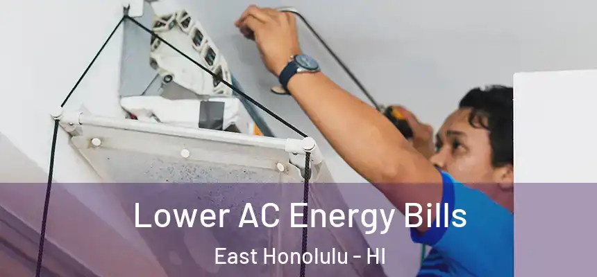  Lower AC Energy Bills East Honolulu - HI